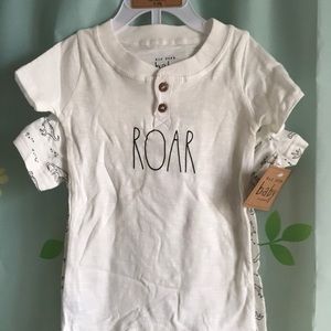 Rae Dunn baby 2 pack rompers